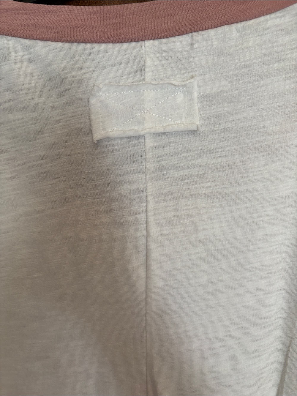 NWOT Cream & Dusty Pink Raglan Flower Patch Tee - Picture 2 of 5